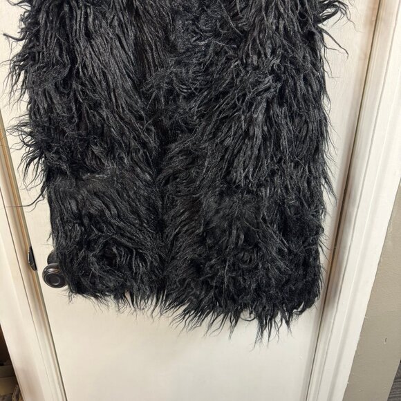 Zadig & Voltaire “Fete Yeti SPI” Black Faux Fur Vest – Size M - Picture 4 of 8